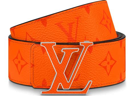 louis vuitton black and orange|orange Louis Vuitton belt.